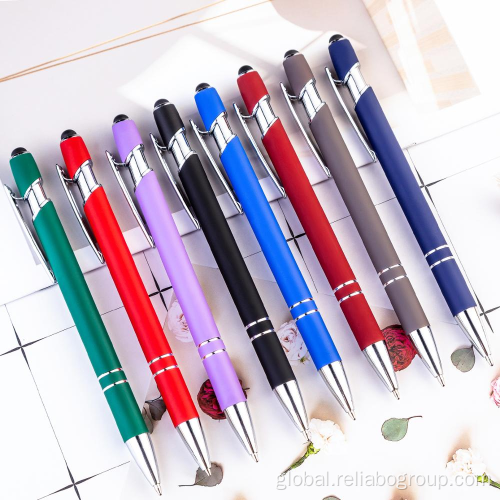 Ball Pen Blue Hot Selling Promotional Stylus Metal ball Pen Factory